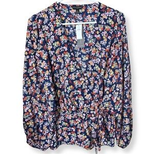 FINAL SALE - Make me an Offer! - Banana Republic Floral True Wrap Top